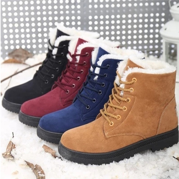 Tube Warm Ladies Ankle Boots 