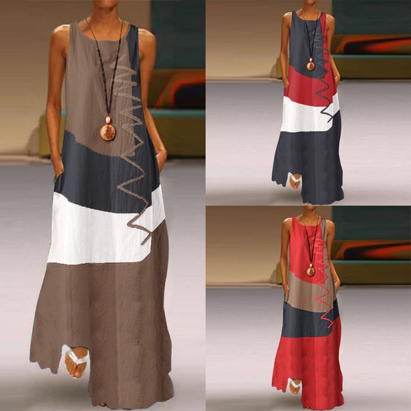 Vintage maxi patchwork dress; vintage patchwork cotton dress; vintage maxi cotton dress; sleeveless dress