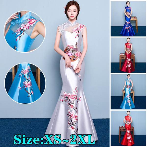 Fashion Wedding Party Cheongsam 