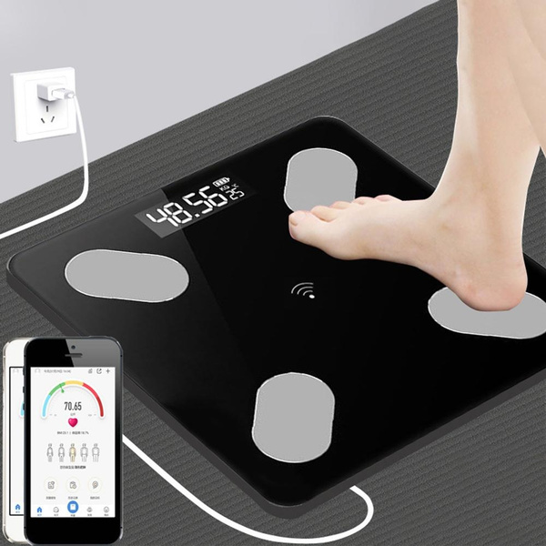 Body Fat BMI Scale Digital Human Weight Scales Floor LCD Display Body Index  Electronic Smart Weighing Scales