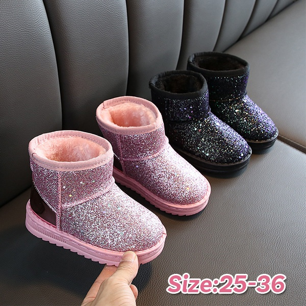 glitter boot slippers