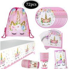 unicornparty, happybirthday, paperplate, Gifts