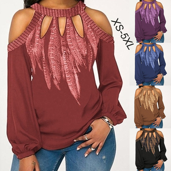 red off shoulder top plus size