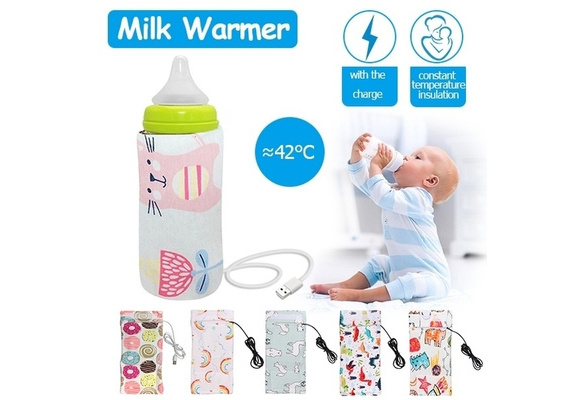 Saftybay Baby Flaschenwärmer USB Autothermostat Heiße warme Milch tragbare 