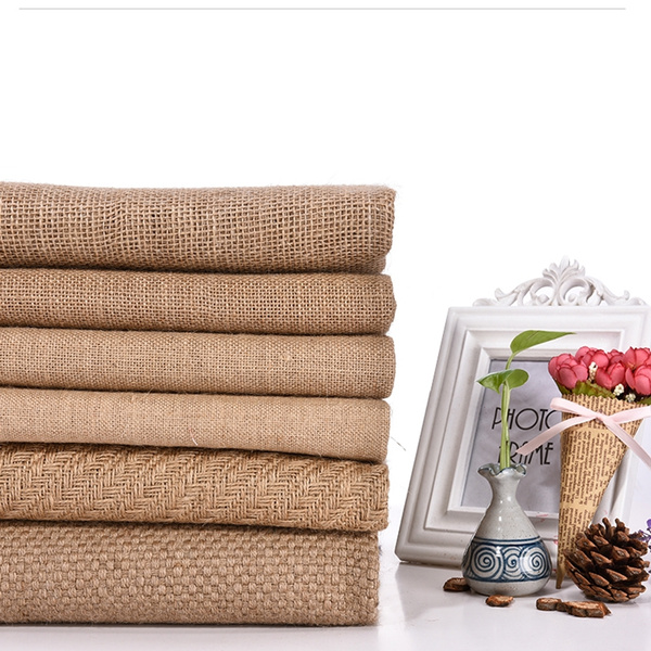 burlap material for curtains