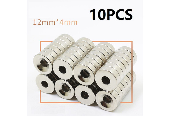 10pcs N35 15mm*5mm Round Rare Earth Neodymium Magnet Countersunk With 5mm Hole / 