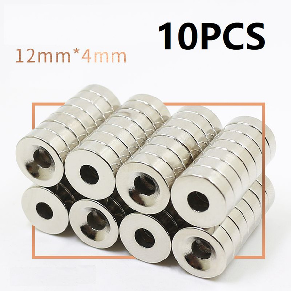 Details about   10PCS 20x10x3mm Neodymium Magnets Hole 4mm Rare Earth Magnet 