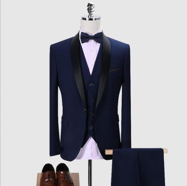 Men 3 Pieces Suit Set Men Wedding Suits