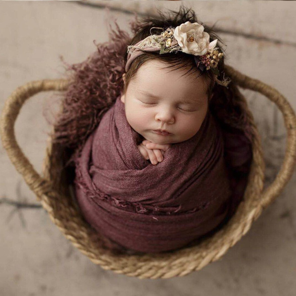 basket baby photography