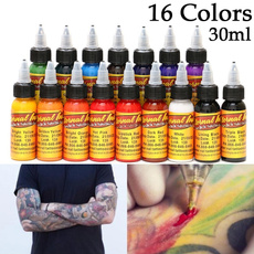 1 Pc 16 Colors 30 Ml / Bottle Tattoo Makeup Ink Pigment Professional Beauty The Body Art