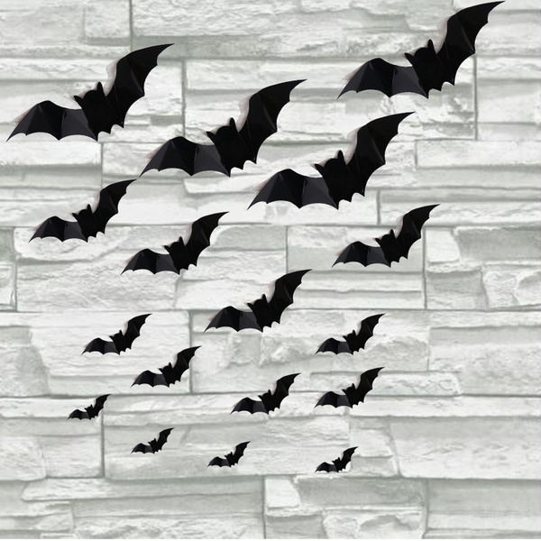 Black Bat Diy Wedding Party Decoration Home Decor Wall Stickers Art Decorations Wish - Bat Home Decor Black Bat Diy Wedding Party Decoration Home Decor Wall Stickers Art Decorations Wish - Bat Home Decor