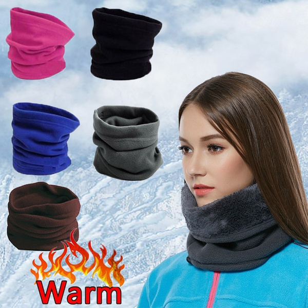 Cozy Fleece Neck-Warming Snood for Women