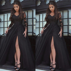 promgown, Sleeve, Long Sleeve, Dress