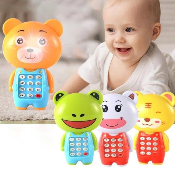 Juguete electrónico Teléfono de dibujos animados Kid Teléfono móvil Te Juguete electrónico Teléfono de dibujos animados Kid Teléfono móvil Te