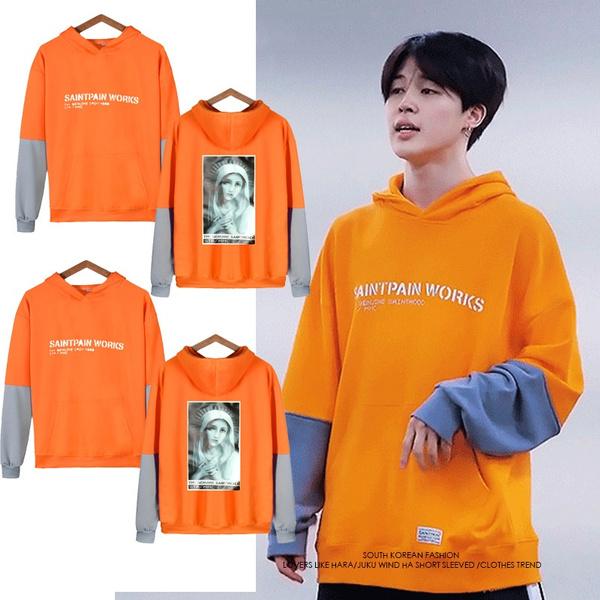 jimin orange hoodie