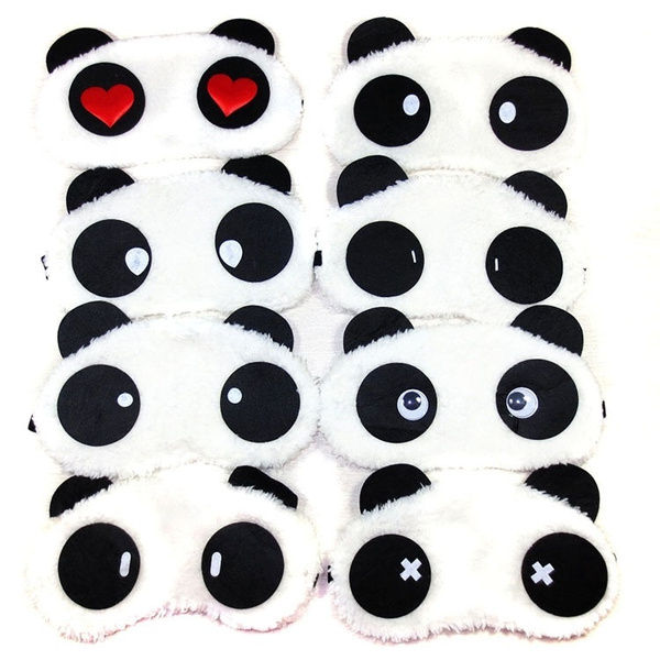 Cartoon Panda Eye Mask Relieve Eye Fatigue Shading Eye Mask Plush