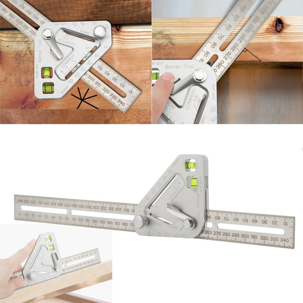 Revolutionizing Carpentry Utensil Multi-function Ruler Measuring Angle Tool 