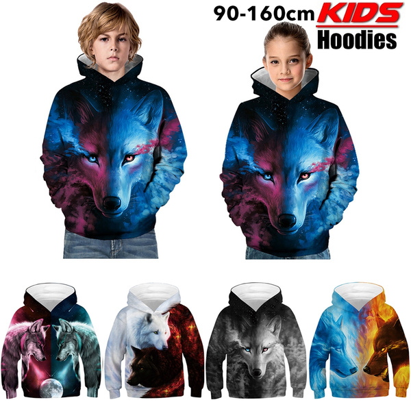 Wolf hoodie for store kids