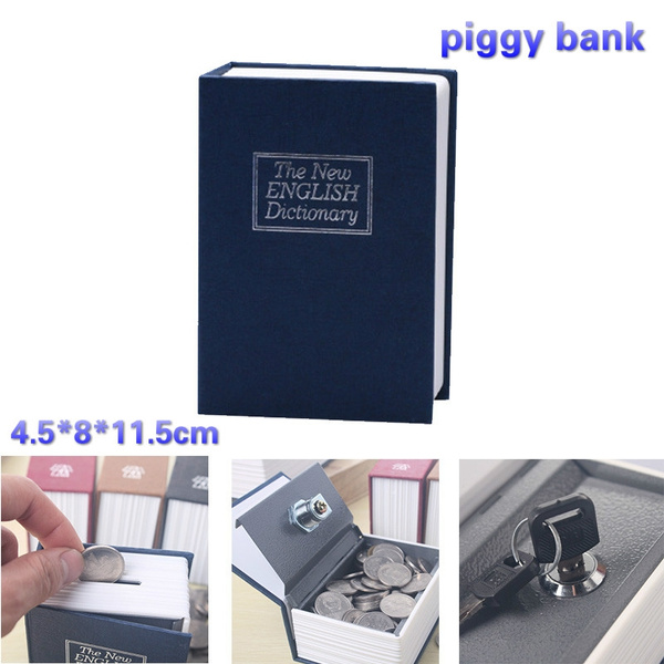1 Pcs Fun Piggy Bank Dictionary Safe Book Safe Creative Simulation Safe