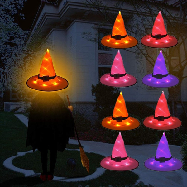 glowing witch hats