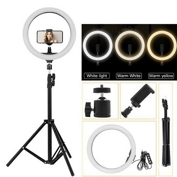 10" 26cm LED Dimmable Camera&Phone Lamp Light Kit Studio Ring Light Photo Video 
