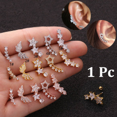 Flowers, Star, Jewelry, women earrings