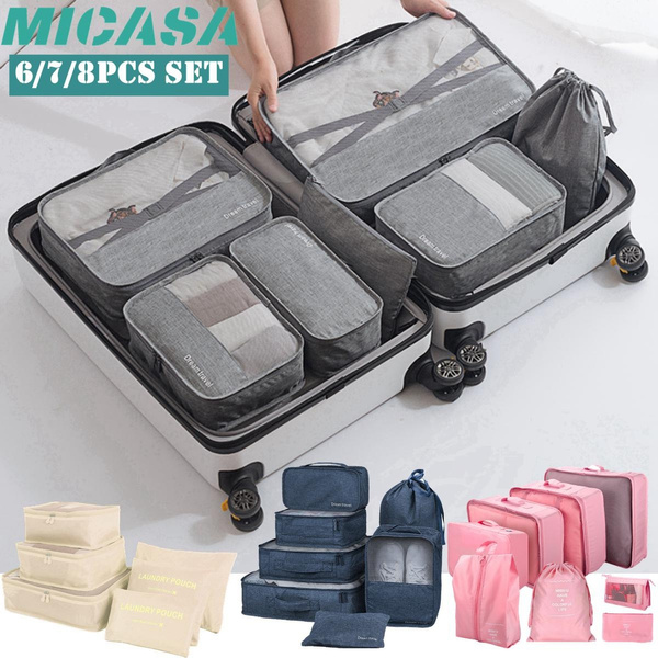 wish you have a colorful life packing cubes