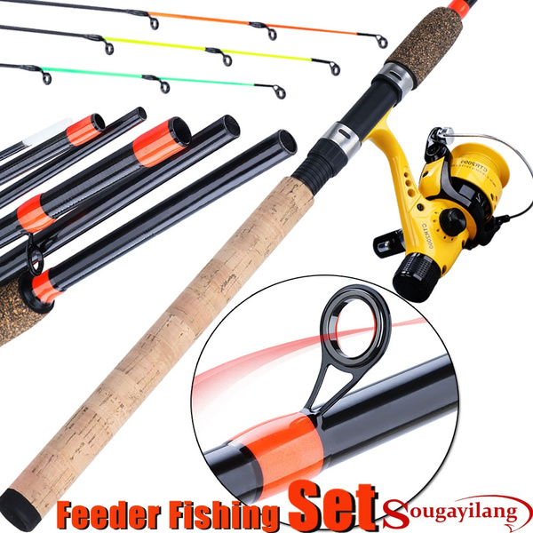 3M 9.8Ft Spinning Fishing Feeder Rods Set with 11+1BB Carp Fishing