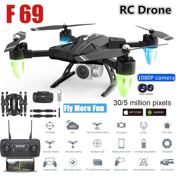 Details about   F69 Folding Holdable With Camera Training FPV High Mode Wide Angle Remote 