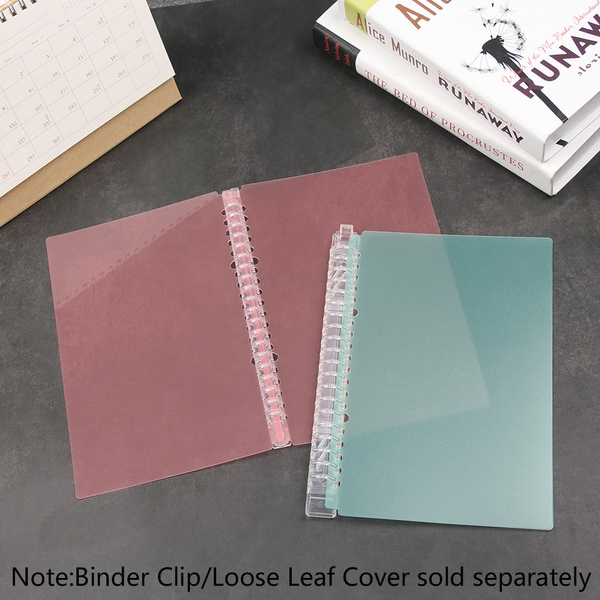 20/26Hole Notebook Paging Separator Notepad Loose-leaf Cover Ring Binder 