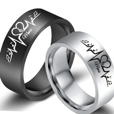 Couple Rings, Steel, Fashion Accessory, Stainless Steel