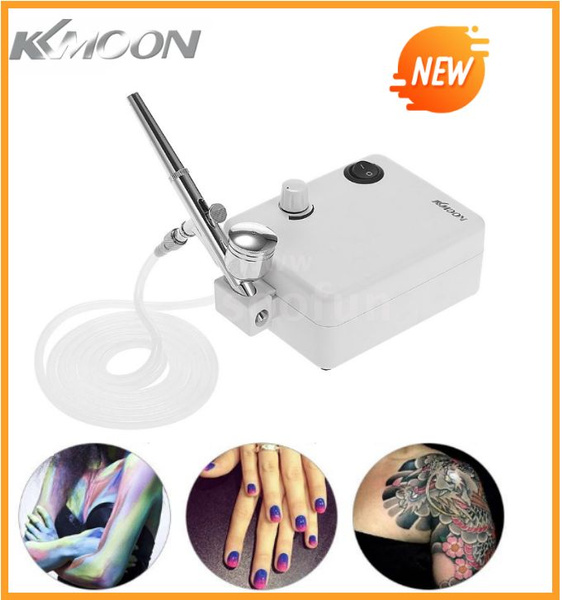KKmoon Multi-purpose Dual Action Airbrush Mini Air Compressor Set