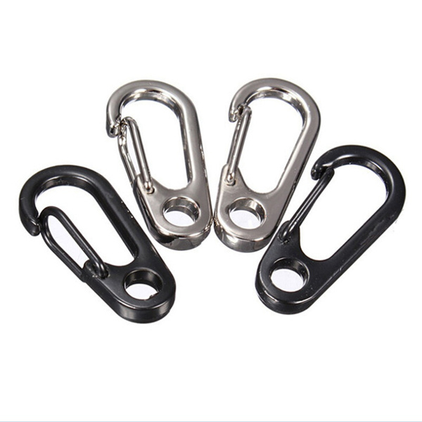 Stainless Steel Key Chain Clip Hook Buckle Keychain Climbing Ring Carabiner HOT 