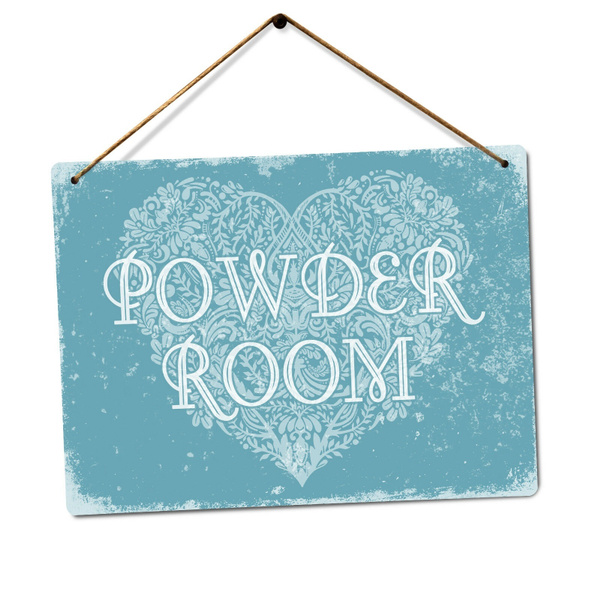 Powder Room Metal Wall Sign Plaque Bathroom Cute Girly Retro Makeup Classic Visit Our Store More Products Wish