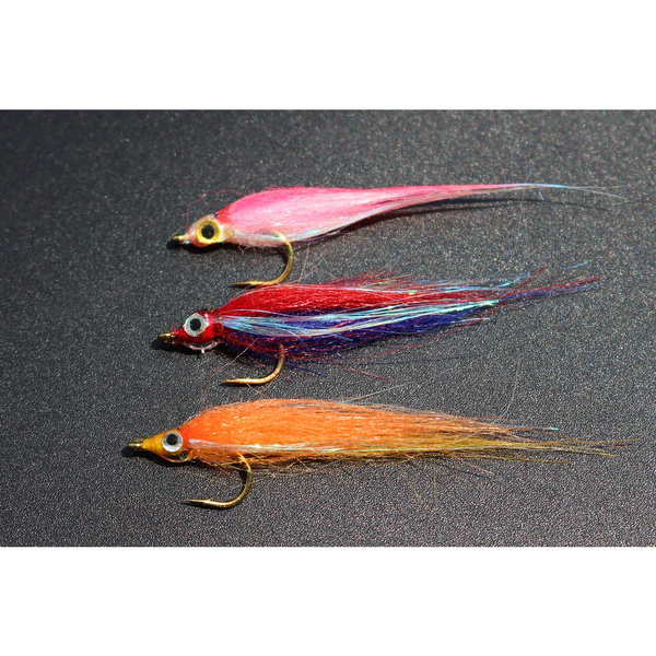 Lot De 12 Leurres Ally McCoist Sans Ardillon – Taille 10, Couleurs Olive/orange/rouge – Parfaits Pour La Pêche à La Truite En Eau Plate