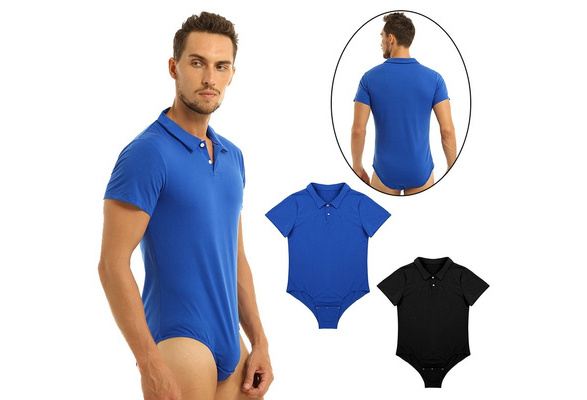 male polo bodysuit