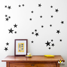 Star, Home Decor, gold, Stickers