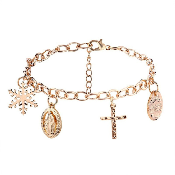 virgin mary bracelet charm