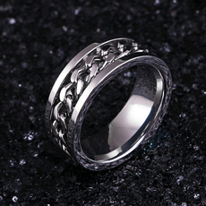 stressrelief, Jewelry, Chain, eternityring