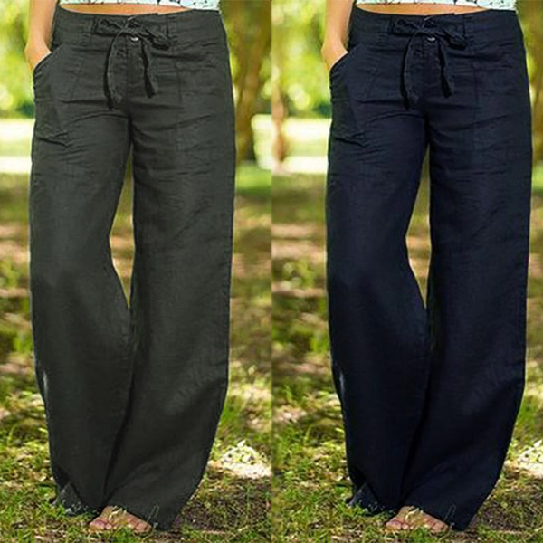 women's casual drawstring pants