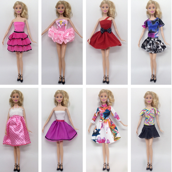 3 Barbie Doll Dress Making || How to Make No Sew No Glue Doll Dresses ||  DIY Barbie Doll Clothes - YouTube