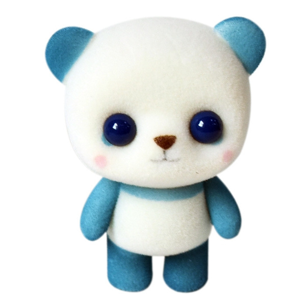 blue panda plush