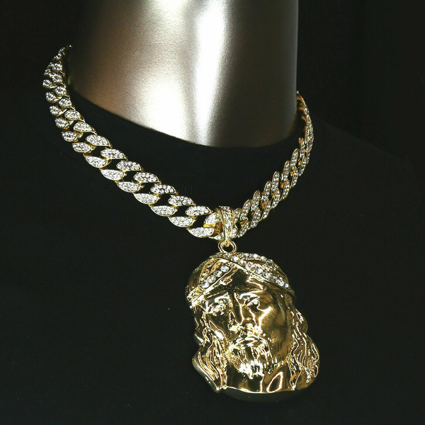 Hip Hop Pendant Choker Cuban Chain 