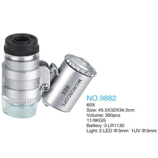 Mini, led, illuminated, minimicroscope