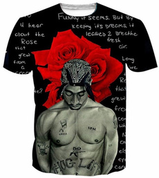Plus Size, Sleeve, Tops, tupac2pac