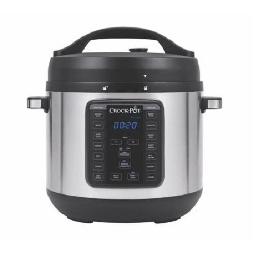 Crock-Pot Large 8 Quart, Black stainless steel