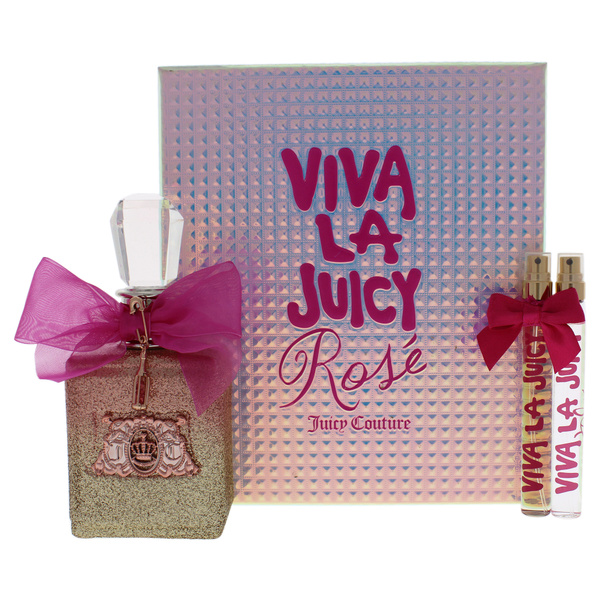 Set of Womens Viva La Juicy Rose by Juicy Couture EDP Spray 3.4 oz