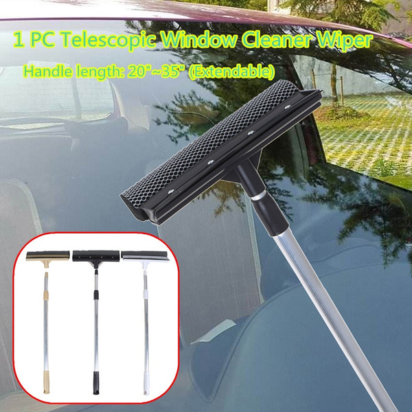 1Pc Windshield Cleaner Car Window Cleaning Tool Retractable Handle