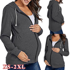 Casual Hoodie, long sleeve blouse, maternity hoodies, loose top