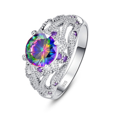925 silver rings, Cocktail, Mystic, cocktail ring